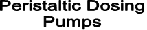 Peristaltic Dosing Pumps