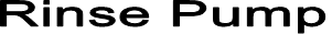 Rinse Pump